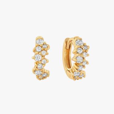 Luxe Pavé Hoops