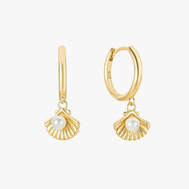Shelly Ocean Hoops