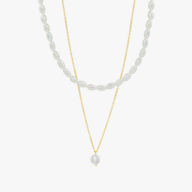 Paloma Parel gelaagde ketting