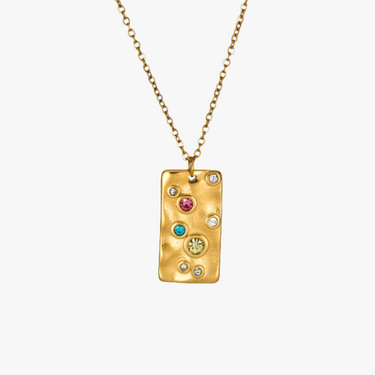Estelle mozaïek textuur ketting
