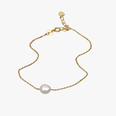 Gouden parel armband 