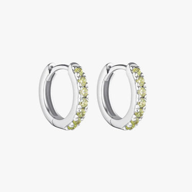Celeste Gem Hoops