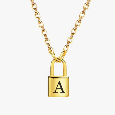 Liefdesslot initiaal ketting